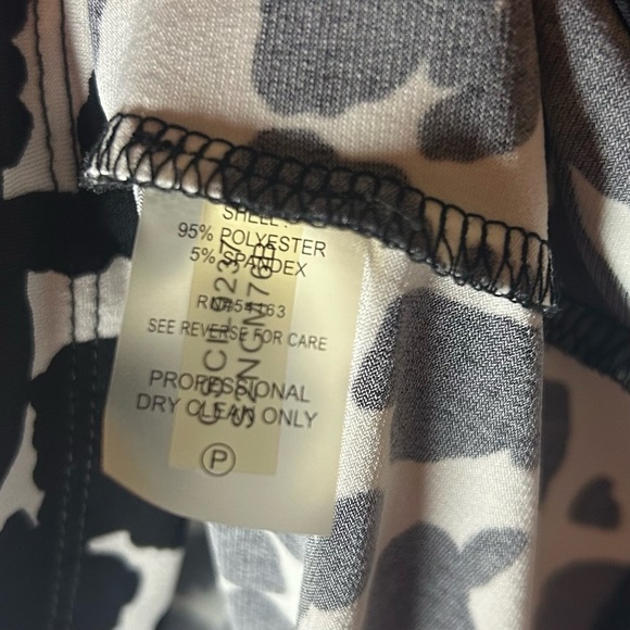 Calvin Klein Black and White Patterned Tank Top Sleeveless large - Picture 6 of 9